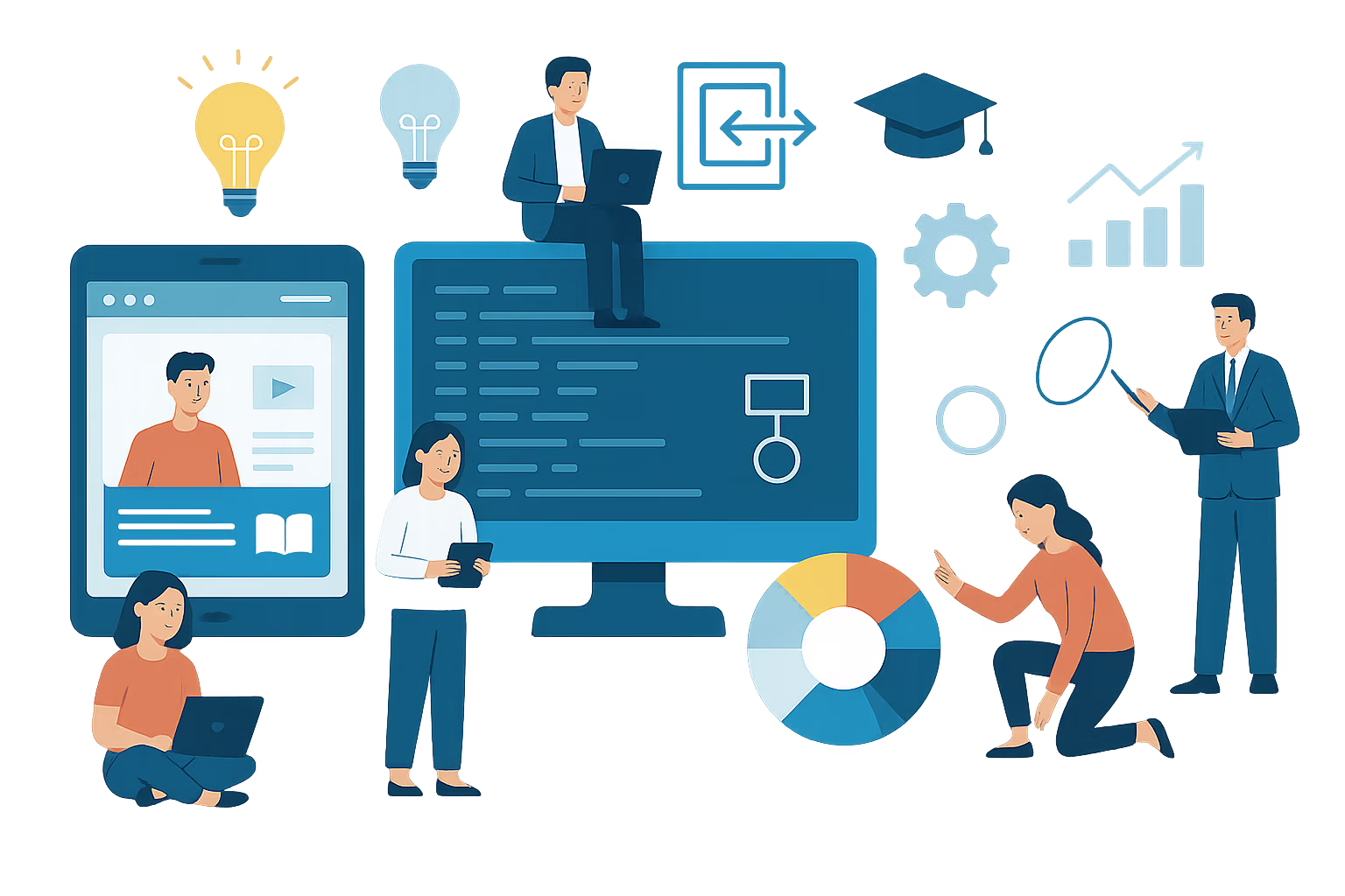 eLearning Software Development Services Banner